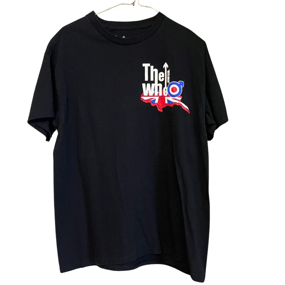 THE WHO HITS BACK NORTH AMERICAN TOUR CONCERT TEE WOMEN'S SIZE LARGE